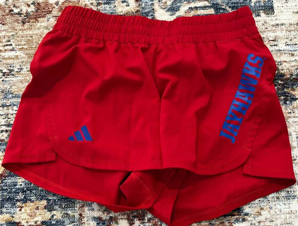 adidas Kansas Jayhawks NCAA Athletic Performance Shorts